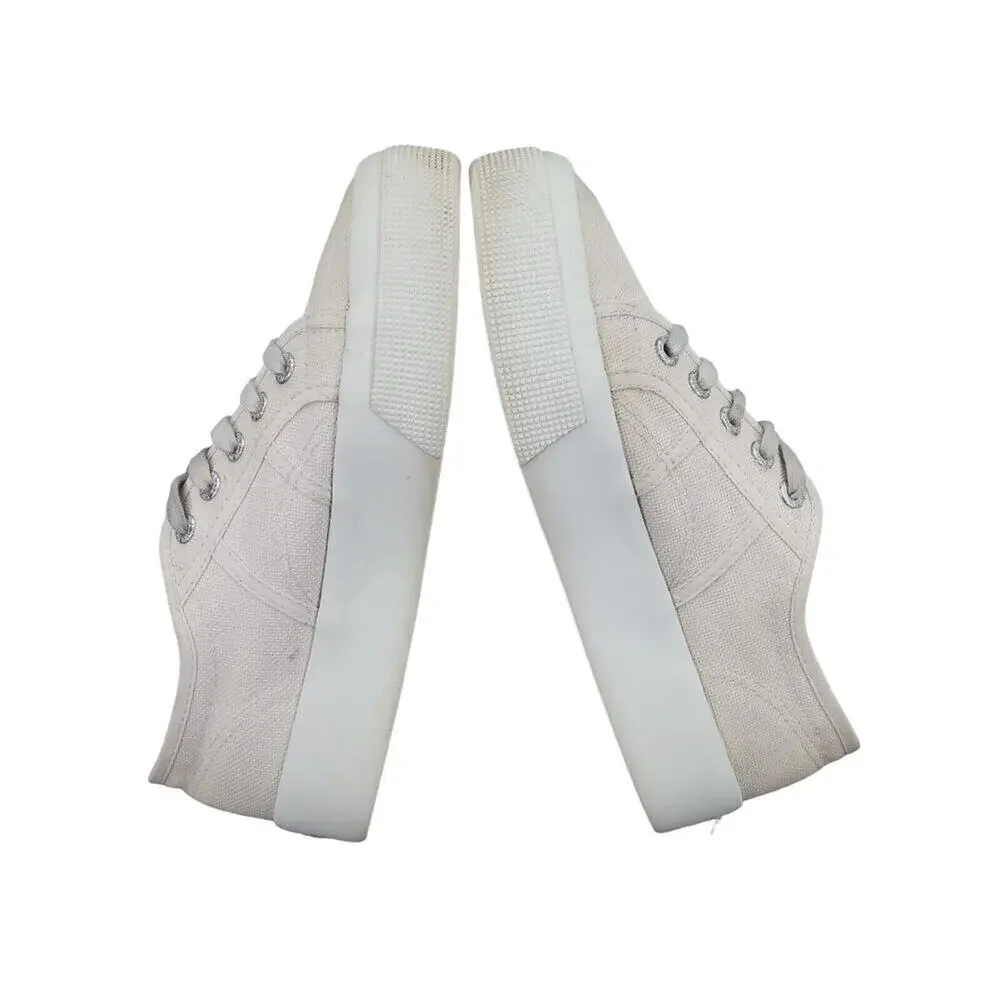 Superga Shoes Womens 6.5 Sneakers Fashion Lifestyle Platform Cotu Comfort Active